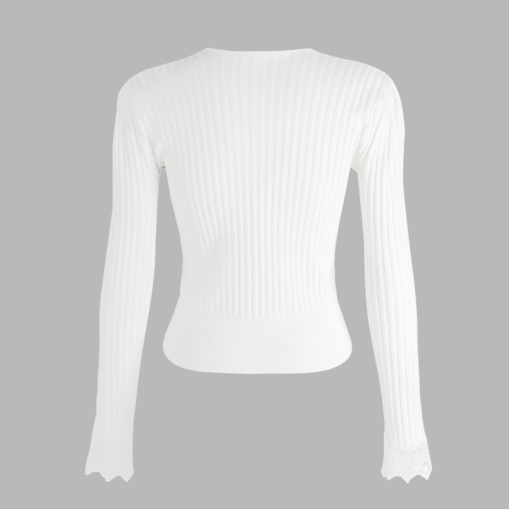 Long Sleeves Lacy Cardigan Top